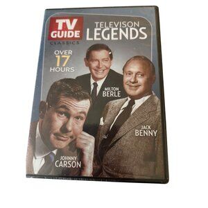 TV Guide Television Legends DVD Johnny Carson Jack Benny Milton Berle New Sealed